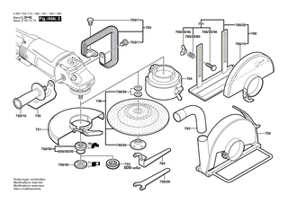 BOSCH Aufnahmeflansch | Ersatzteile f�r GWS 23-230 | 1605703099