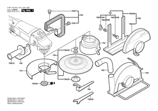 BOSCH Verschlussdeckel | Ersatzteile f�r GWS 23-230 JS | 1618B00802