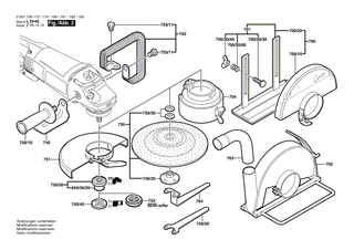 BOSCH Saugkr�mmer | Ersatzteile f�r GWS 25-230 | 1600793007