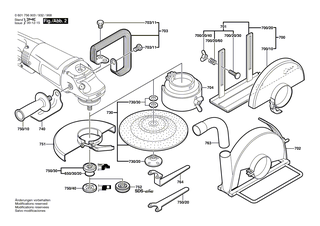 BOSCH Verschlussdeckel | Ersatzteile f�r GWS 25-230 J | 1618B00802