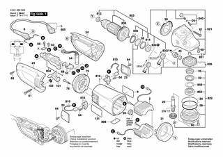 BOSCH Verschlussdeckel | Ersatzteile für GWS 24-230 JBV | 1618B00802