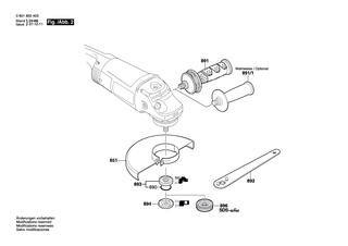 BOSCH Polschuh | Ersatzteile f�r GWS 26-180 H | 160422051P