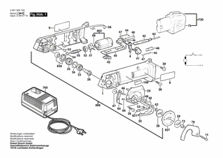 BOSCH Untermesser | Ersatzteile für GUS 9,6 V | 2608635125
