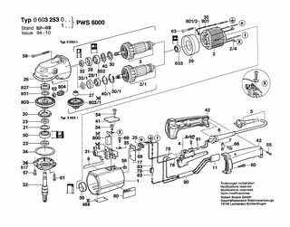 BOSCH Brstenhalter | Ersatzteile fr PWS 6000 | 3604336012