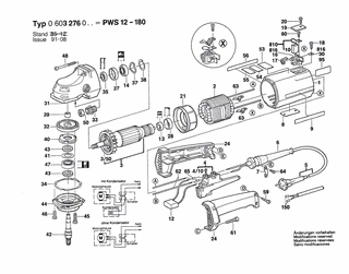 BOSCH Schutzbügel | Ersatzteile für PWS 12-180 | 1601329013
