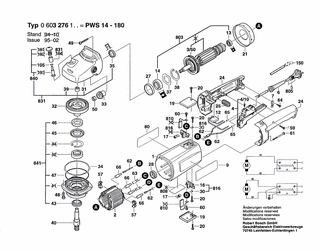 BOSCH Brstenhalter | Ersatzteile fr PWS 14-180 |...