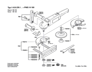 BOSCH Brstenhalter | Ersatzteile fr PWS 14-180 | 3604336012