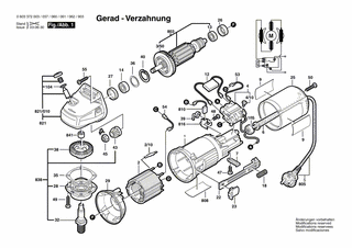 BOSCH Spannmutter | Ersatzteile für PWS 6-115 | 1603340040