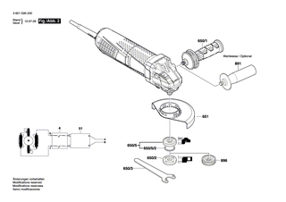 BOSCH Zwischenring | Ersatzteile fr GWS 9-115 P | 1600502023