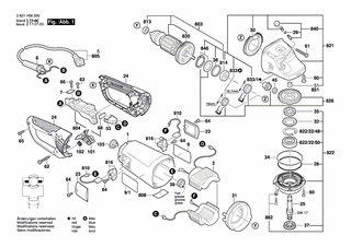 BOSCH Schutzhaube | Ersatzteile für GWS 26-230 B | 1600A00XM0