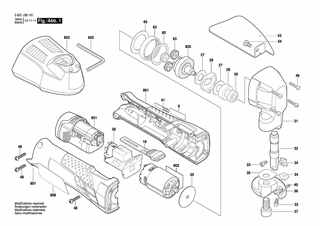 BOSCH Passscheibe | Ersatzteile für GSC 10,8 V-LI | 3600100098