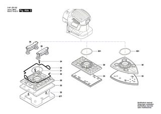 BOSCH Firmenschild | Ersatzteile f�r GSS 18-10 | 160111C0RD
