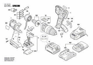 BOSCH Klebeschild | Ersatzteile für GSR 18 V-EC | 2601115537