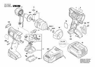 BOSCH Schrumpfschlauch | Ersatzteile für GDS 18 V-EC 250 | 1619P15186