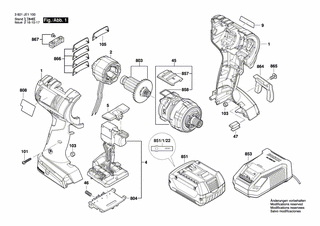 BOSCH Winkelaufsatz | Ersatzteile für GSR 18 V-EC FC2 | 2609199635