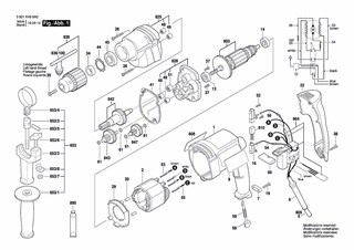 BOSCH Zusatzhandgriff Ø43 MM | Ersatzteile für GBM 13 HRE | 1612025020
