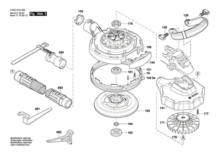 BOSCH Fl�gelschraube | Ersatzteile f�r PWR 180 CE | 2609006991