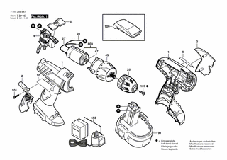 BOSCH Hinweisschild | Ersatzteile für 2599 | 2609130535