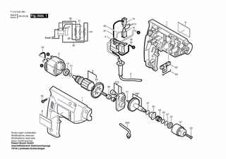 BOSCH Typschild | Ersatzteile für 6420-80 | 2610993076