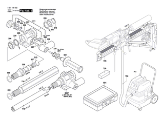BOSCH B�rstenhalter | Ersatzteile f�r GDB 1600 DE | 3604336012