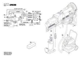BOSCH Einstellger�t | Ersatzteile f�r GDB 2500 WE | 2609390308