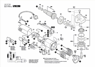 BOSCH Rillenkugellager | Ersatzteile fr GWS 850 C | 1619P08829