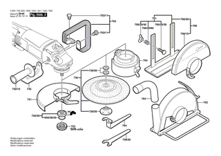 BOSCH Aufnahmeflansch | Ersatzteile fr GWS 25-180 | 1605703099