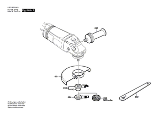 BOSCH Schutzhaube | Ersatzteile f�r GWS 21-180 JHV | 1600A00XL9
