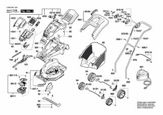 BOSCH Ein/Aus-Schalter | Ersatzteile fr ROTAK 37 LI |...