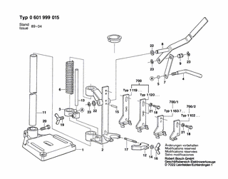 BOSCH Stiftschraube DIN 939-BM8x55-5.6 | Ersatzteile für Bohrständer | 2912091256