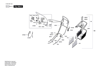 BOSCH Ein/Aus-Schalter | Ersatzteile f�r ARM 32 | F016F05717