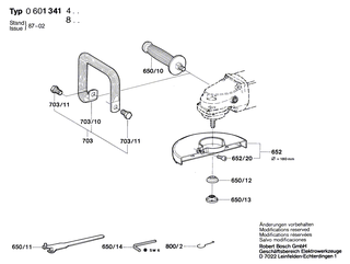 BOSCH Typschild | Ersatzteile f�r HV 81 | 160111A3H3