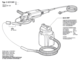 BOSCH Typschild | Ersatzteile f�r HV 81 | 160111A3H3