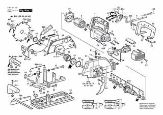 BOSCH Typschild | Ersatzteile für GKS 55 | 160111A3H3