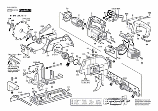 BOSCH Typschild | Ersatzteile für GKS 66 CE | 160111A3H3