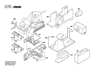BOSCH Breitenanschlag | Ersatzteile f�r GHO 31-82 | 2607001077