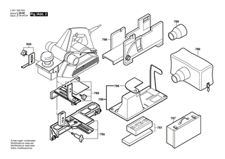 BOSCH Typschild | Ersatzteile für GHO 36-82 C | 160111A3H3
