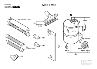 BOSCH Einstellrohr | Ersatzteile für GAS 12-50 RFH | 2607000164