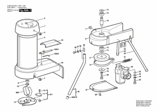 BOSCH Brstenhalter | Ersatzteile fr PAH 1200 | 3604336012