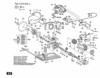BOSCH Brstenhalter | Ersatzteile fr PKS 65 | 3604336012
