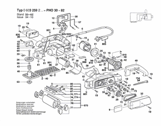 BOSCH Parallelanschlag | Ersatzteile für PHO 30-82 | 2607000102