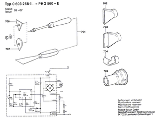 BOSCH Rundstrahld�se | Ersatzteile f�r PHG 560-E | 1609390453