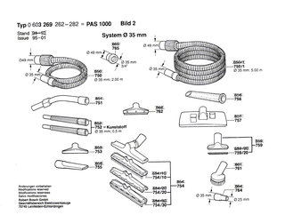 BOSCH Einstellrohr | Ersatzteile für PAS 1000 | 2607000164