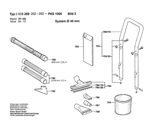 BOSCH Einstellrohr | Ersatzteile für PAS 1000 | 2607000164