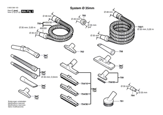 BOSCH Saugd�se � 35 MM | Ersatzteile f�r PAS 12-50 F | 1609201230