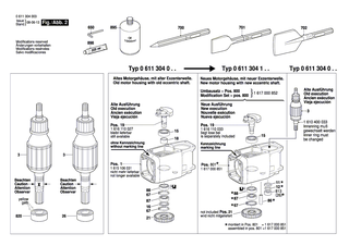 BOSCH Typschild | Ersatzteile f�r USH 27 | 160111A3H3