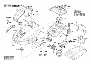 BOSCH Klebeschild | Ersatzteile für Indego 1300 | F016L69304
