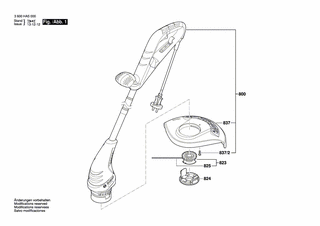 BOSCH Rasentrimmer | Ersatzteile für ART 23 SL | 06008A5000
