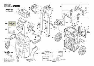 BOSCH Auslöser | Ersatzteile für AQT 42-13 | F016F05280