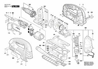 BOSCH Brstenplatte | Ersatzteile fr GST 150 BCE |...